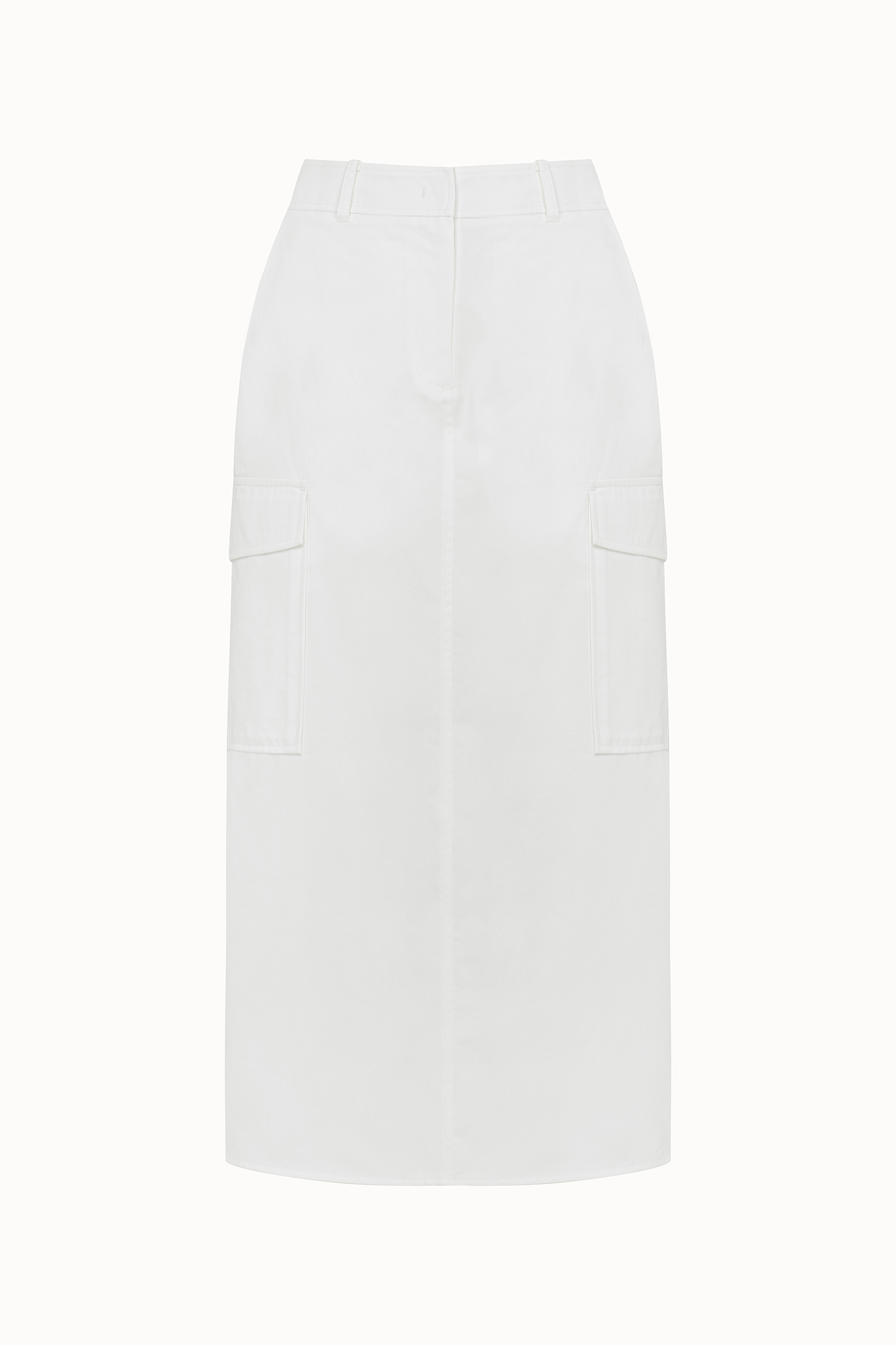 H-Line Pocket Skirt[LMBDSPSK401]-Ivory